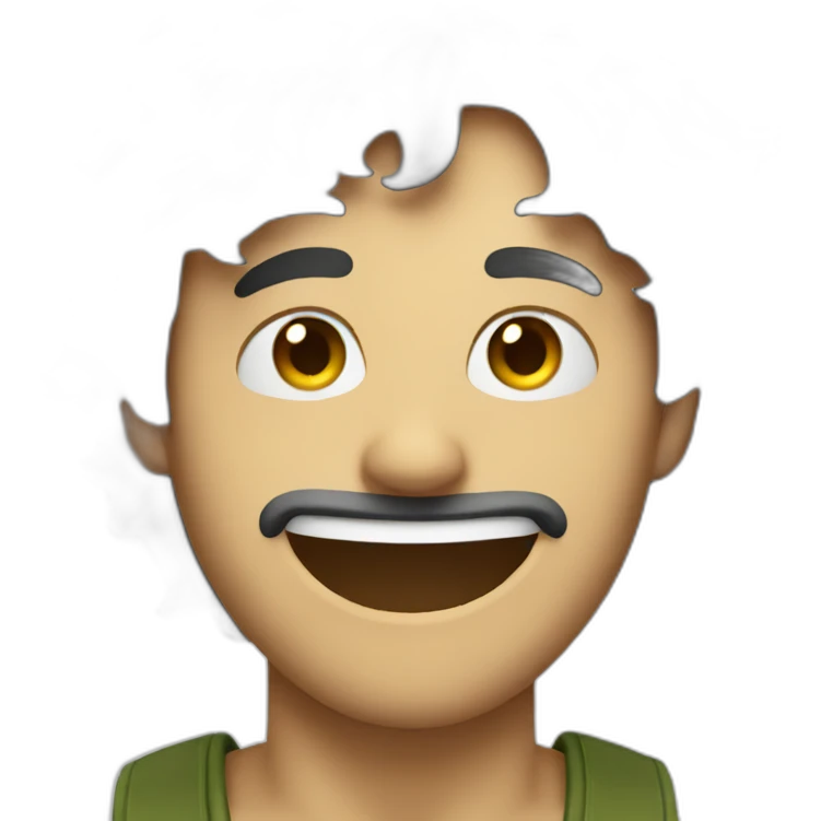 Guy wink emoji