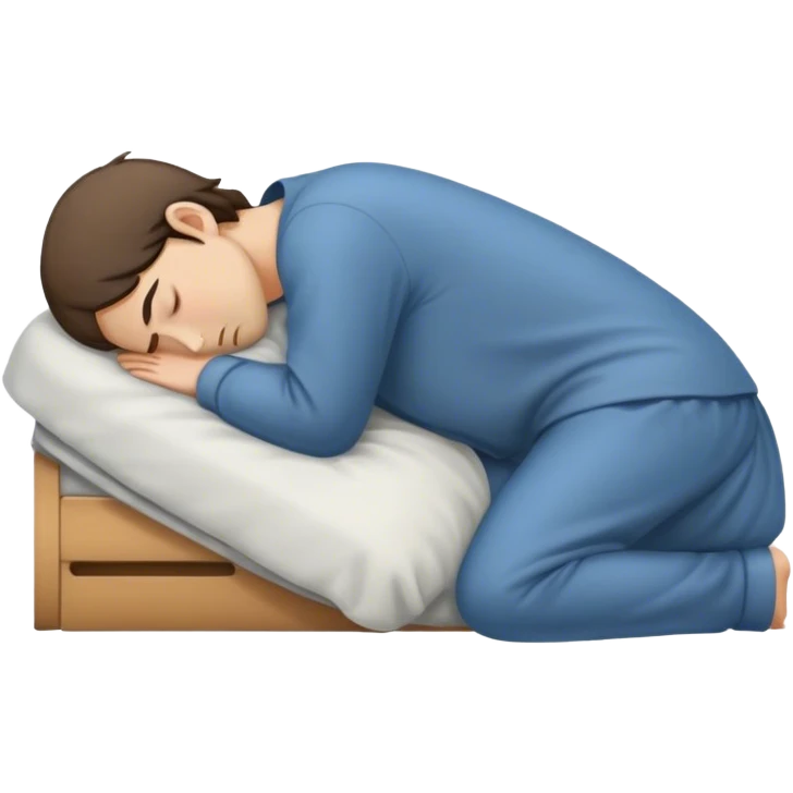 Sleep standing up emoji