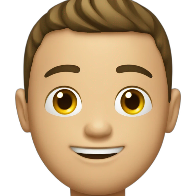 Cristiano Ronaldo with smiley face emoji