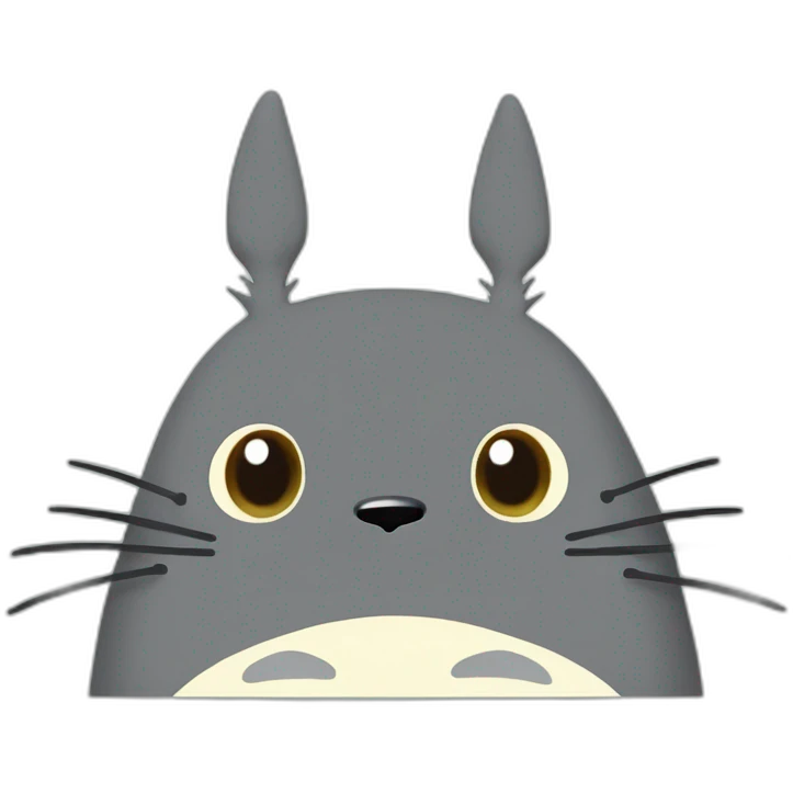 Totoro the main character of the movie of the Studio Ghibli “My Neighbor Totoro” emoji