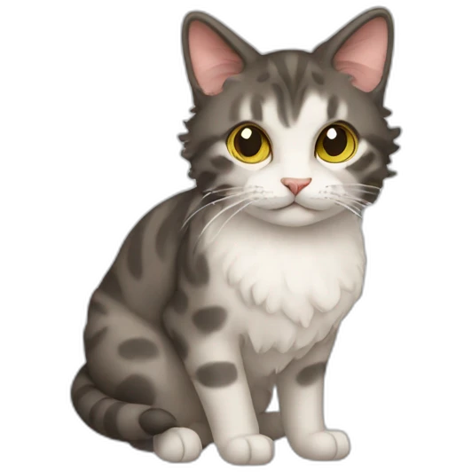 curly cat emoji