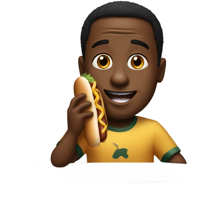Diddy eating hot dogs emoji