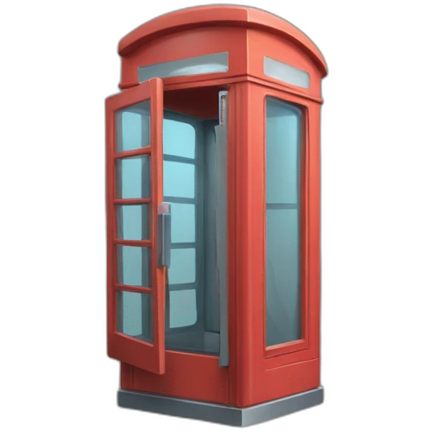 cute phonebooth emoji