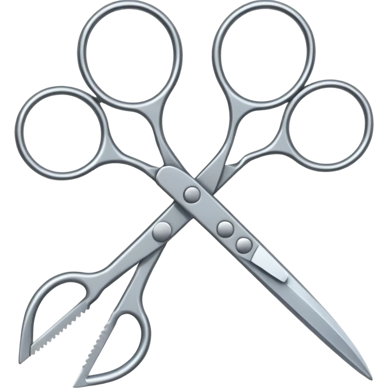 intertwined scissors emoji