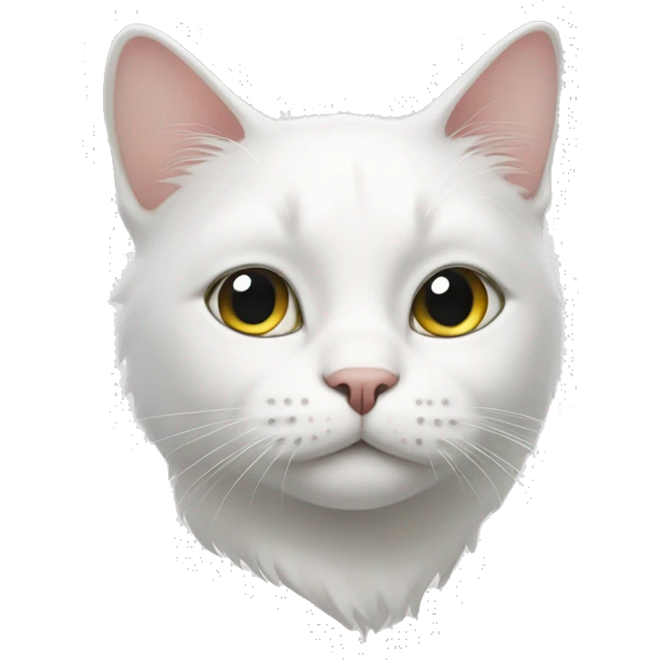 White cat  emoji