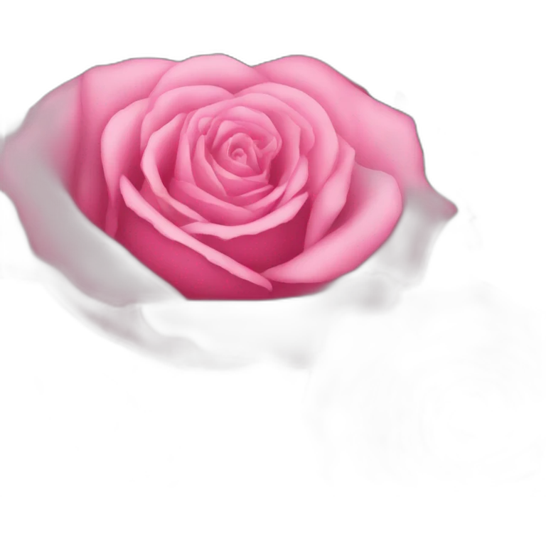 Rose black pink emoji