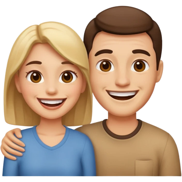 Gf And Bf Talking  emoji