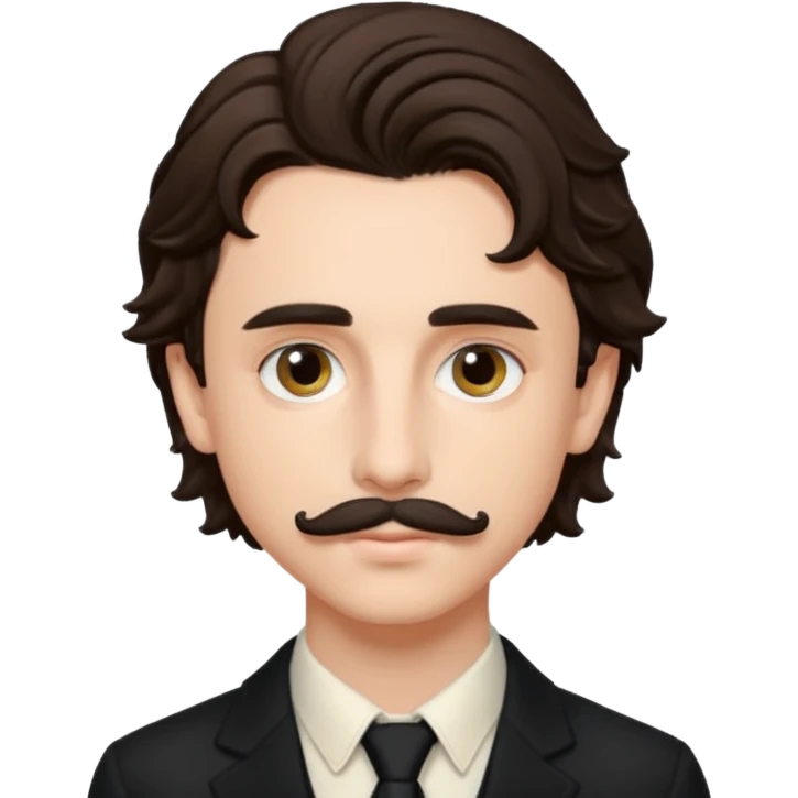 timothee with stache emoji