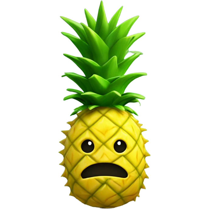 Upside down pineapple emoji