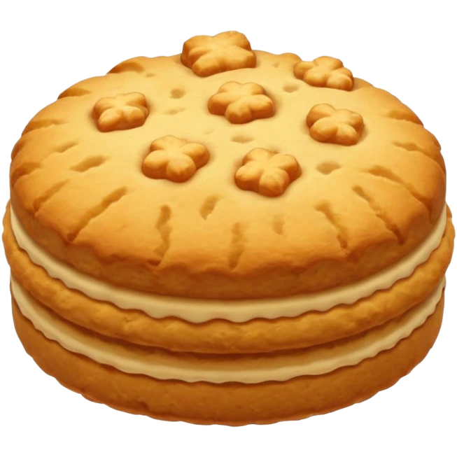 one biscuit emoji