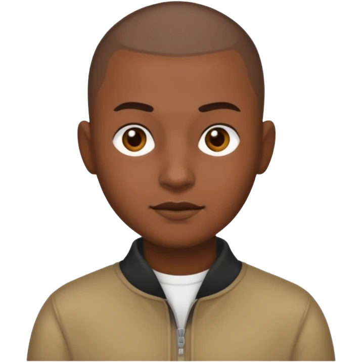 brown person with a buzzcut emoji