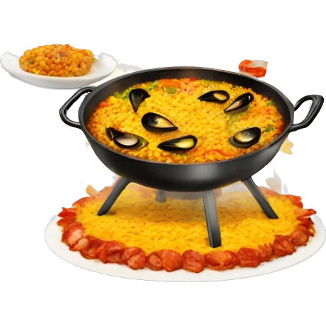 a delicious  paella emoji