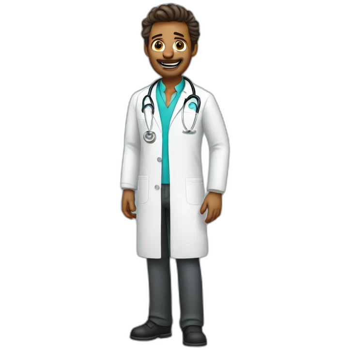 Crazy doctor emoji