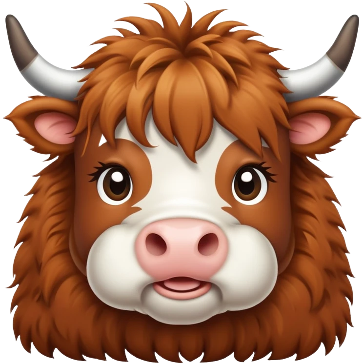 Baby highland cow emoji