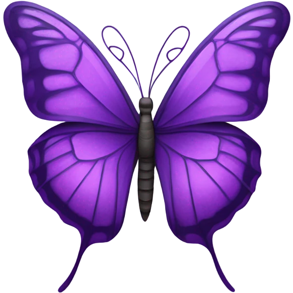 Purple butterfly  emoji