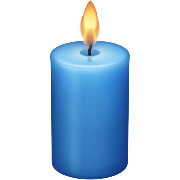 Blue candle emoji  emoji