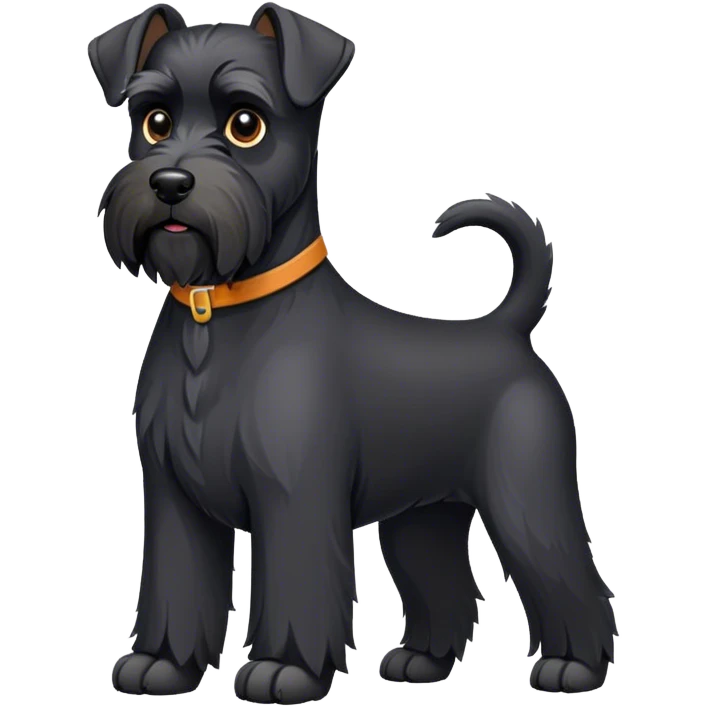Black Schnauzer  emoji