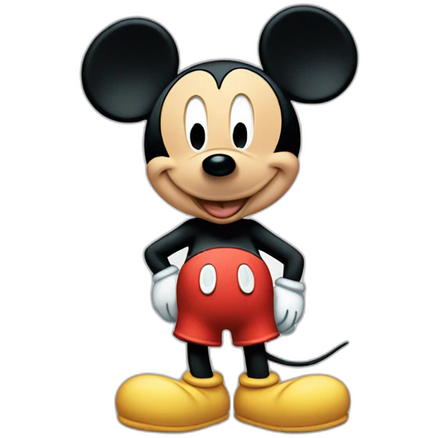 Mickey Mouse Full Body emoji