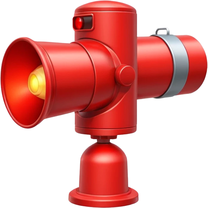 red alert siren emoji