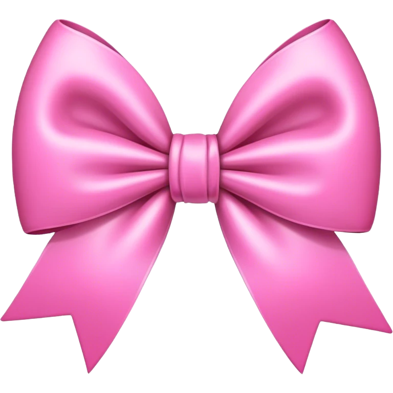 Pink bow emoji