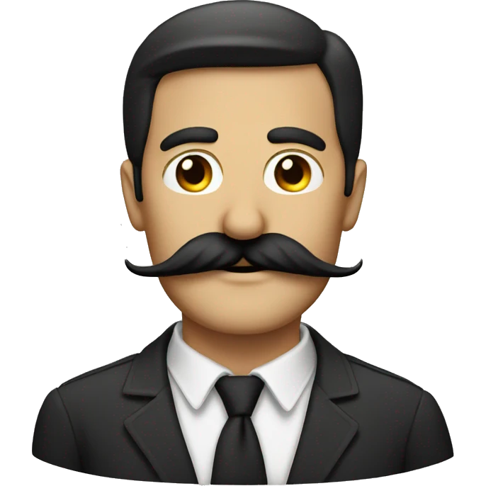 PC MUSTACHE emoji