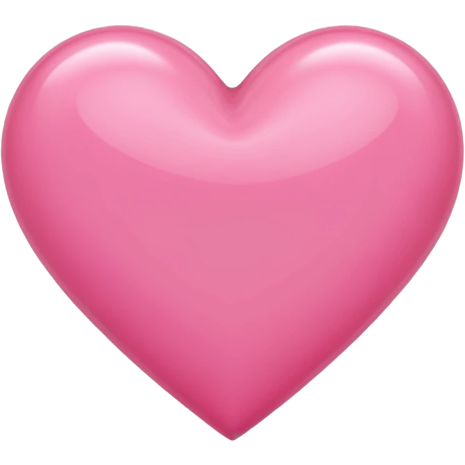 Pink heart  emoji