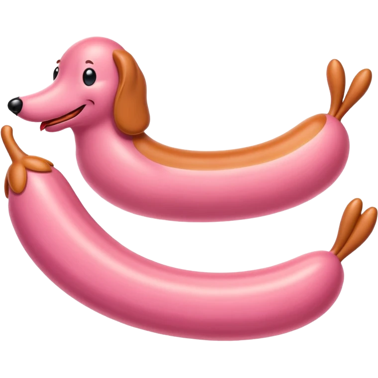 pink wiener emoji