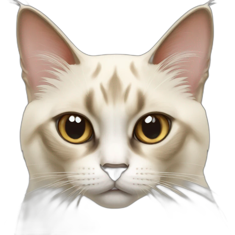 Balinese cat angry emoji