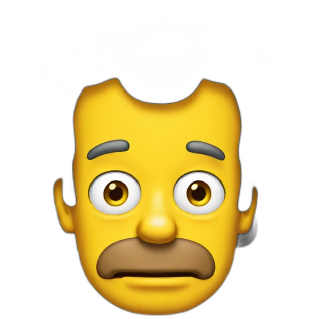Hommes simpson emoji