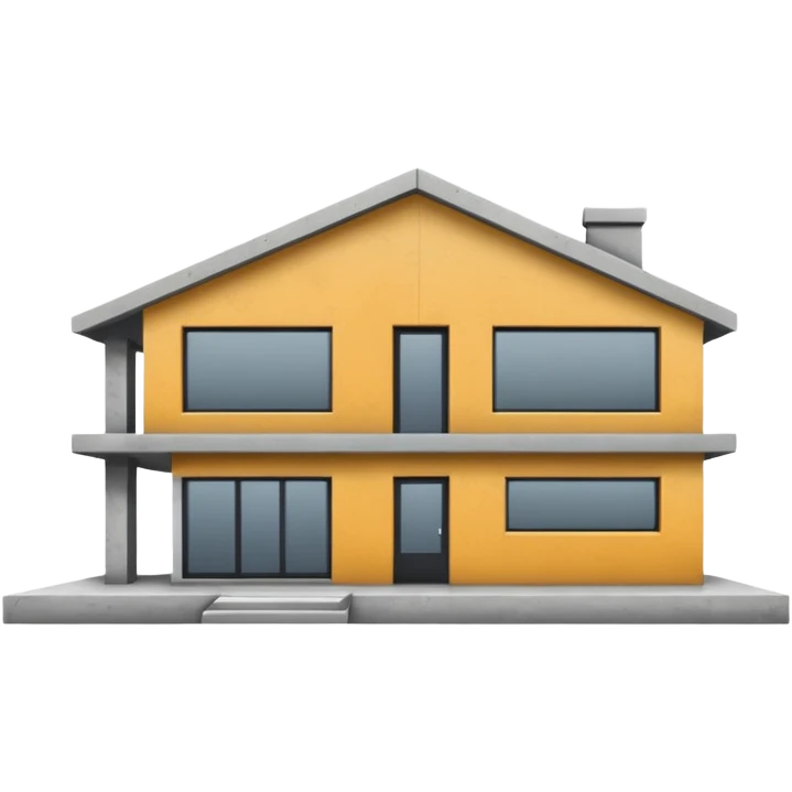 concrete house emoji