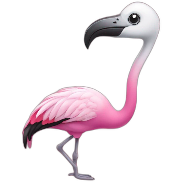 Flamingo et rat emoji