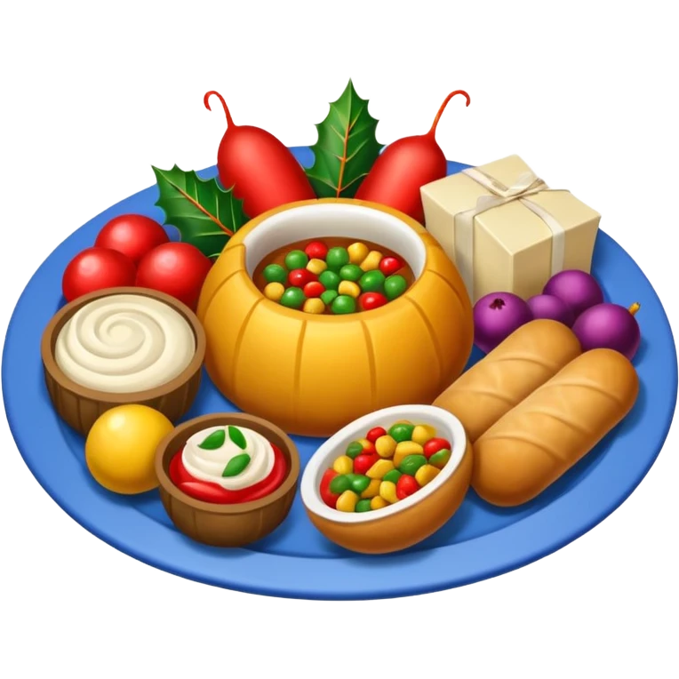 romanian christmas food emoji