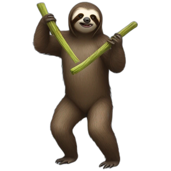 Killer sloth emoji