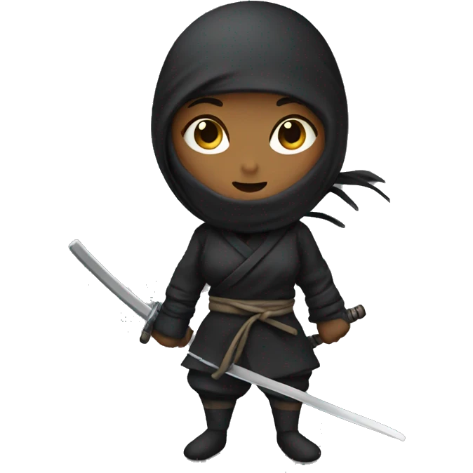 Ninja girl  emoji