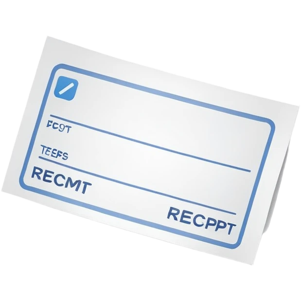 empty receipt emoji