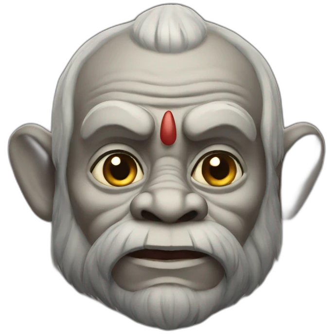 Old Hanuman emoji