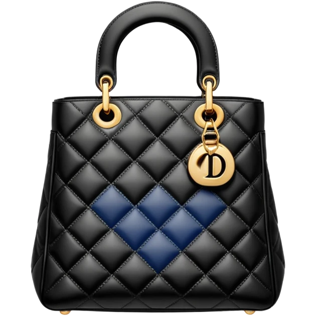 black dior bag emoji