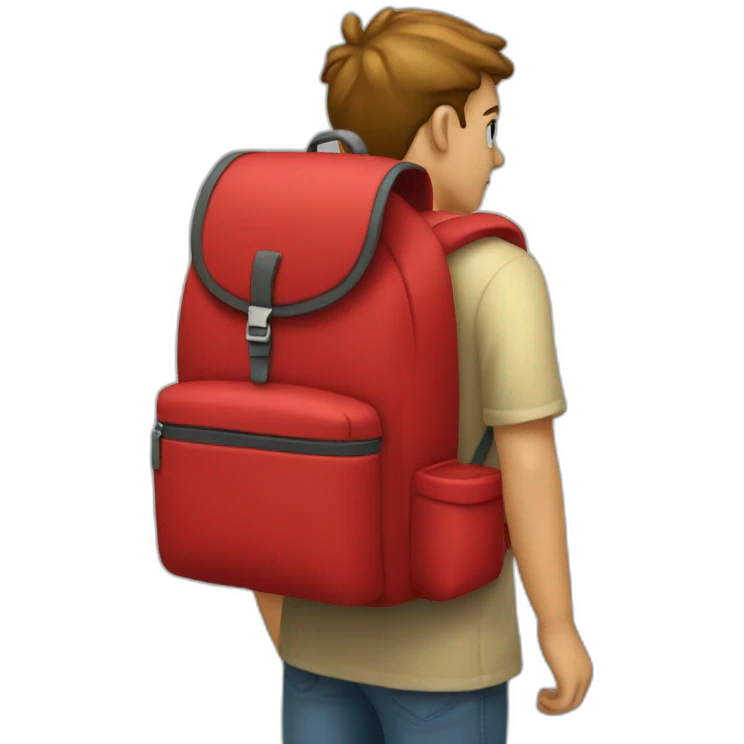 big-red-backpack emoji