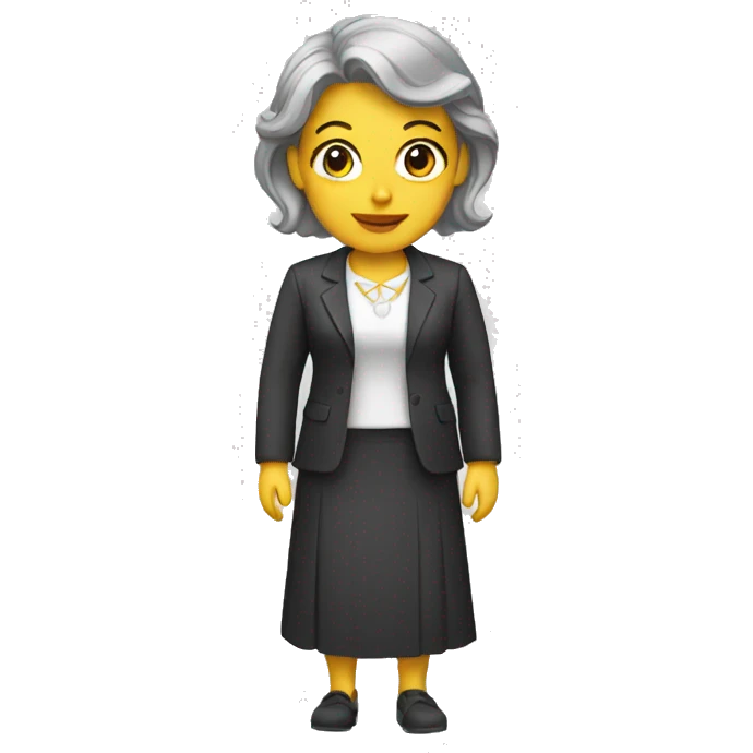 smart lady emoji