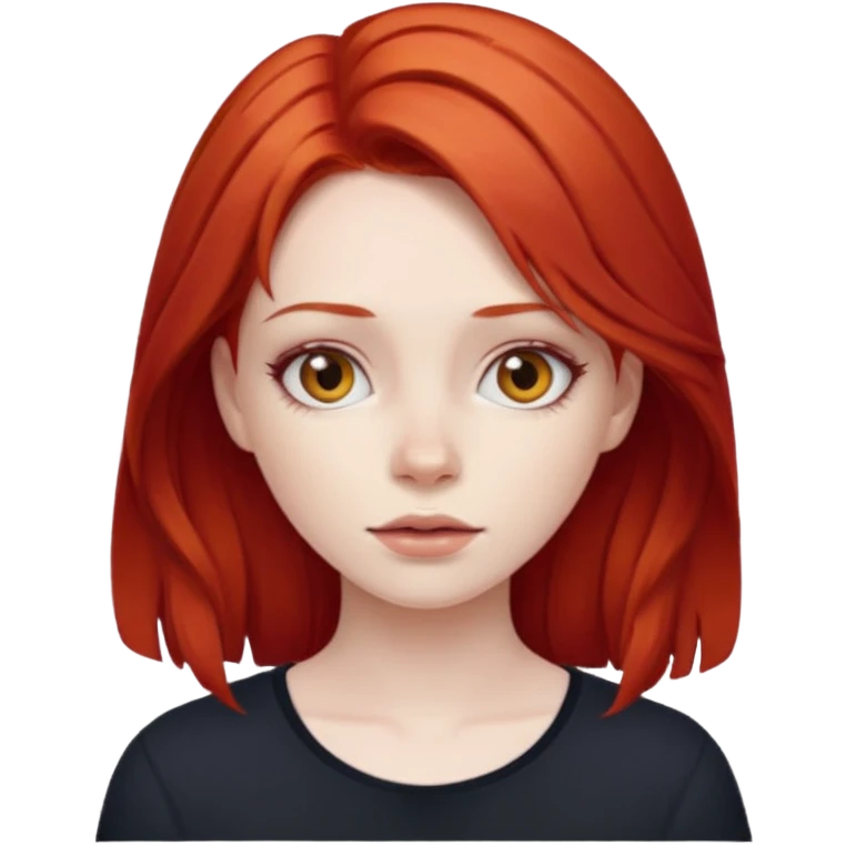Girl with red hair  emoji