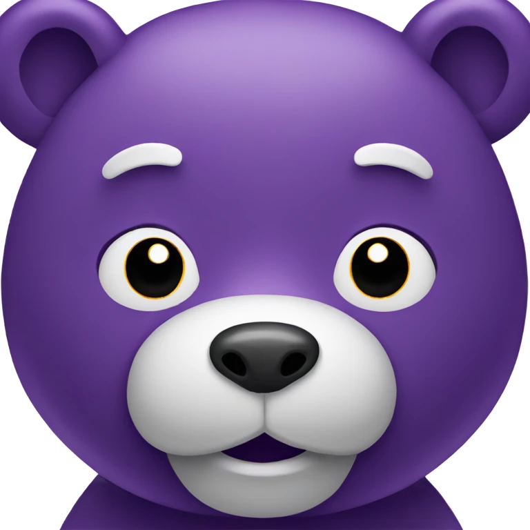 Purple Bear emoji