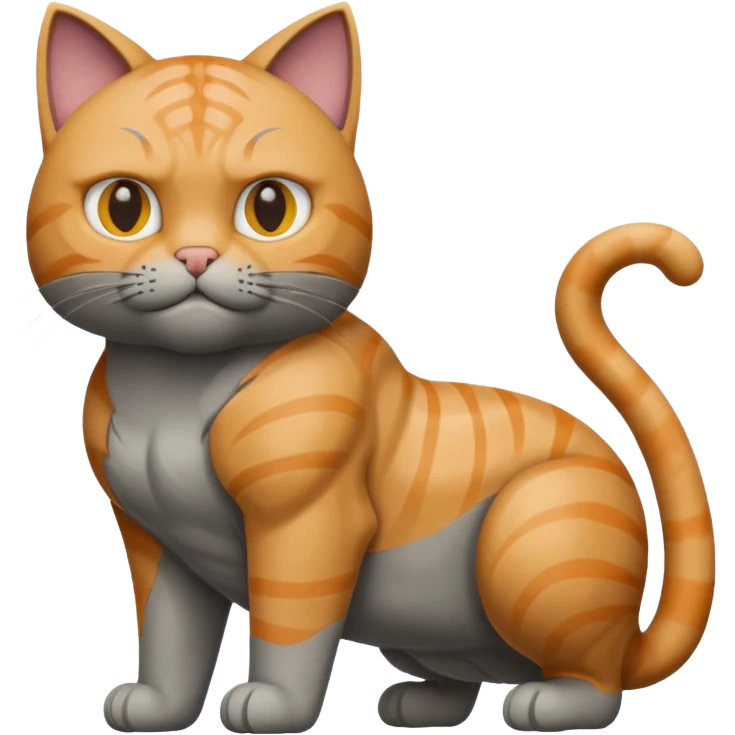 😺+💪🏻+🗿 emoji