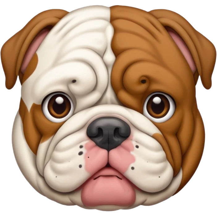 English bulldog  emoji
