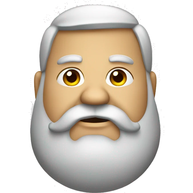 Fat beard man emoji