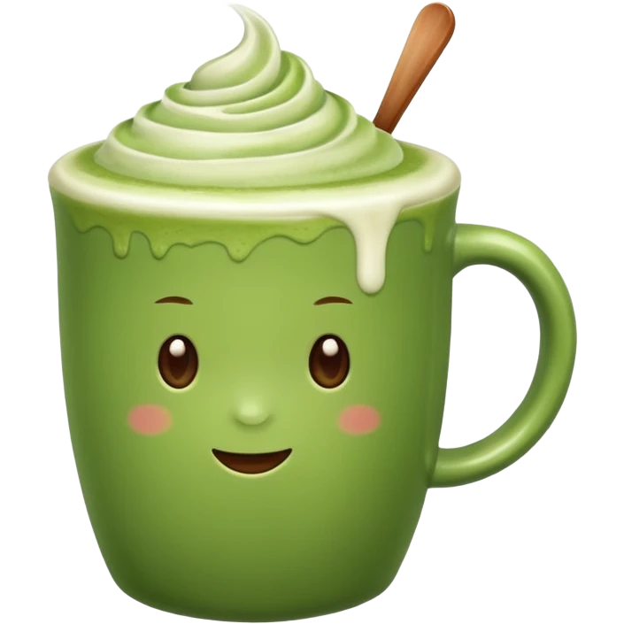 Matcha latte emoji