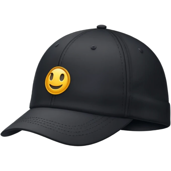 black golf hat emoji