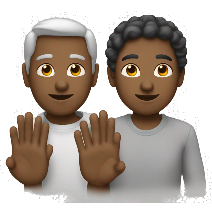 deux mains qui se tiennent chacune par l'avant bras pour se saluer emoji
