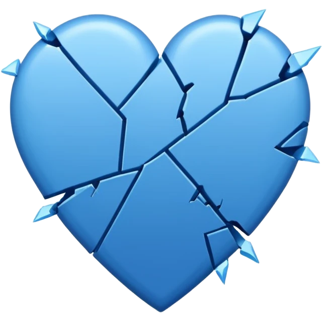 Así: 💔 pero que sea azul emoji