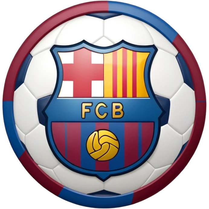 Fc Barcelona logo emoji