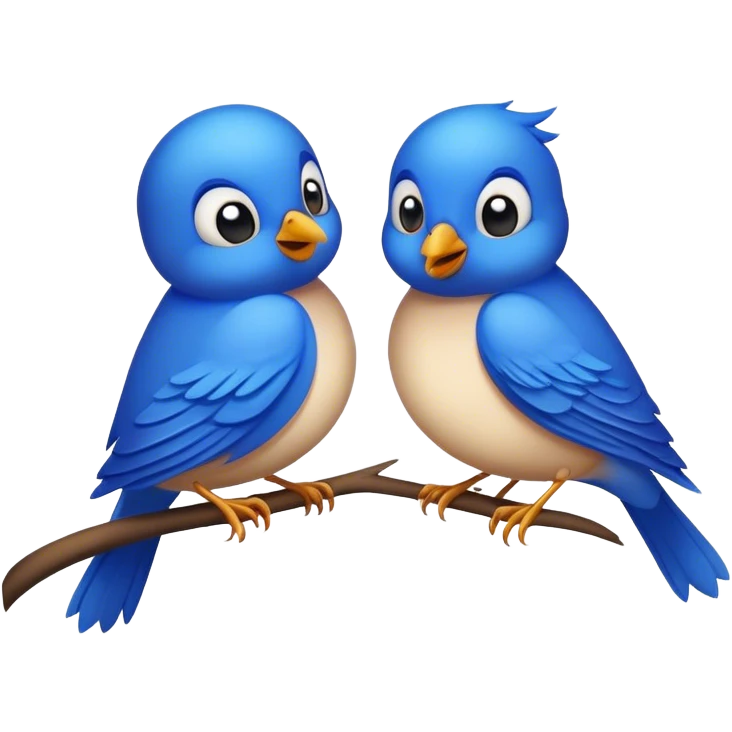 Two birds emoji